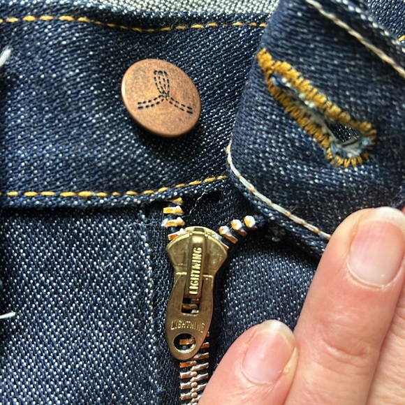 Vintage •. Cropped Wide Leg Jeans - Picture 11 of 12